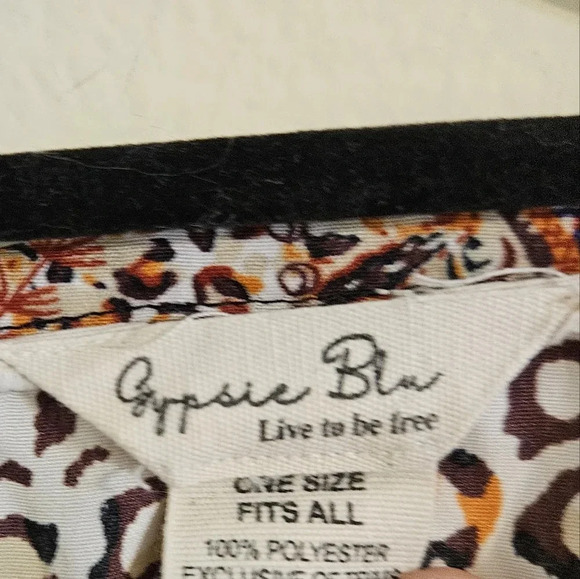 Gypsie Blu Caftan Cover Up - Picture 3 of 4